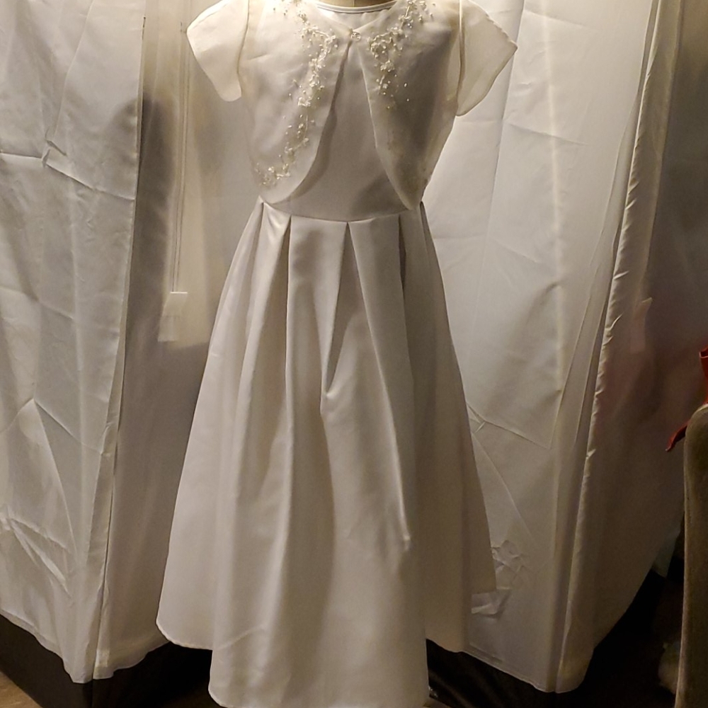 2 Piece Peau de Soie gown